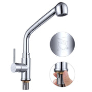 Aquaterior Pull-out Bar Sink Kitchen Faucet Stainless 1-Handle