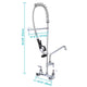 36" Pre-Rinse Faucet with Sprayer Add-on
