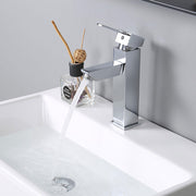 DIY Bathroom Faucet Single-Hole Square 8"H