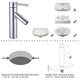 DIY Bathroom Faucet Single-Hole 9"H