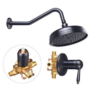 One-Handle Bath Shower Faucet Wall Mounted Oil Rubbed Bronze
