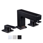 DIY Widespread Bathroom Faucet 3-Hole 2-Handle 4"H