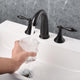DIY Bathroom Widespread Faucet 2-Handle Hot & Cold 6.7"H