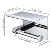DIY Toilet Roll Holder Wall Mounted Stainless Steel