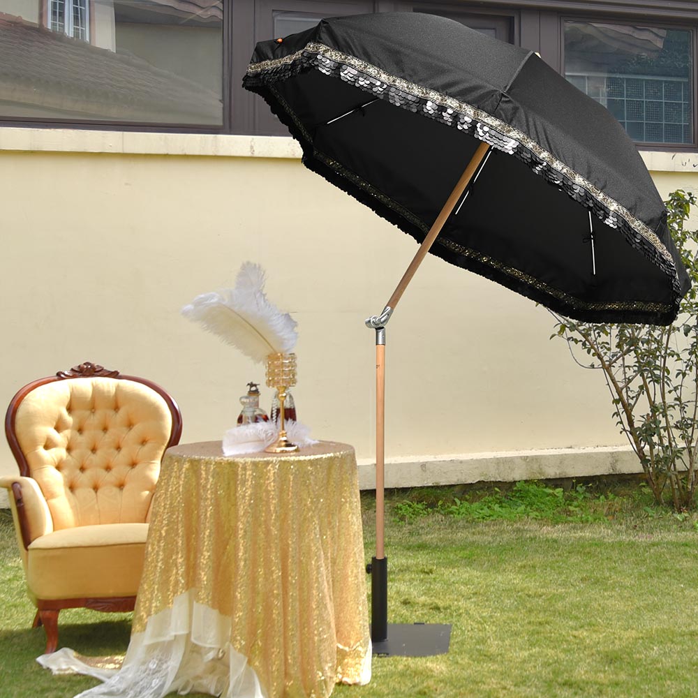 6 foot patio umbrella tilt DIY 6 Foot Jazz Wooden Patio Umbrella Tilt