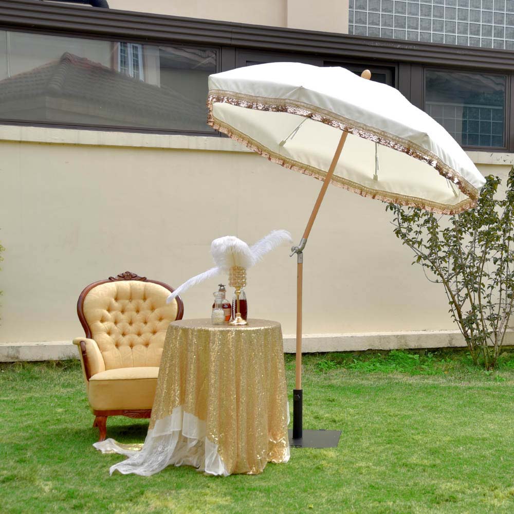 6 foot patio umbrella pole DIY 6 Foot Jazz Wooden Patio Umbrella Tilt