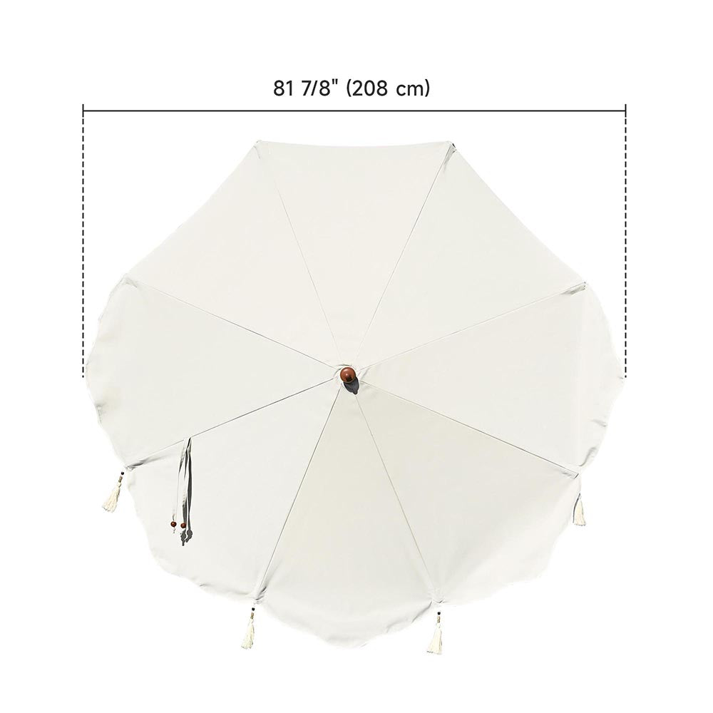 DIY 7ft Patio Market Umbrella Replacement Canopy 8-Rib Boho 5-10yr DIY 7ft Patio Market Umbrella Replacement Canopy 8-Rib Boho 5-10yr