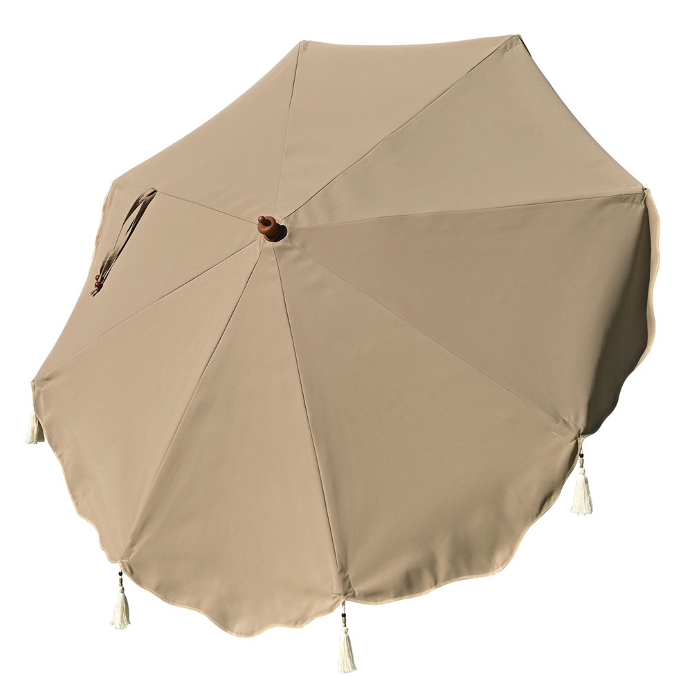 5 rib patio umbrella replacement canopy DIY 7ft Patio Market Umbrella Replacement Canopy 8-Rib Boho 5-10yr