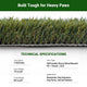 DIY 15' Canine Artificial Turf for Pet Facility | Cut-to-Length