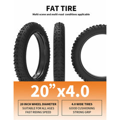 Folding Fat Tire eBike 20 Inch Electric Bike 500w 36v