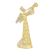 4ft Angel Light Up with Horn Outdoor Christmas