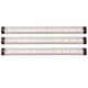 DIY Under Cabinet LED Light Bar Set 3pcs 11-1/2in