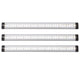 DIY Under Cabinet LED Light Bar Set 3pcs 11-1/2in