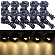 DIY 10x Waterproof LED Step Deck Lights w/ Transformer