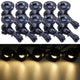 DIY 10x Waterproof LED Step Deck Lights w/ Transformer