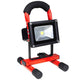 DIY 10W Portable Rechargeable LED Flood Light Red