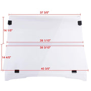 DIY Acrylic Golf Windshield Folding fits 1995-2013 EZGO TXT