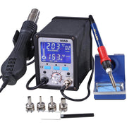 DIY 995D 2in1 Auto Off Hot Air Iron SMD Rework Solder Station