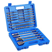 DIY 17pcs SDS/SDS-Plus Drill Bits Point Chisel Flat Chisel U-groove Chisel