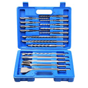 DIY 17pcs SDS/SDS-Plus Drill Bits Point Chisel Flat Chisel U-groove Chisel