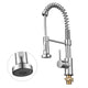 DIY Swivel Spout Pulldown Kitchen Faucet Single Handle Brushed Nickel