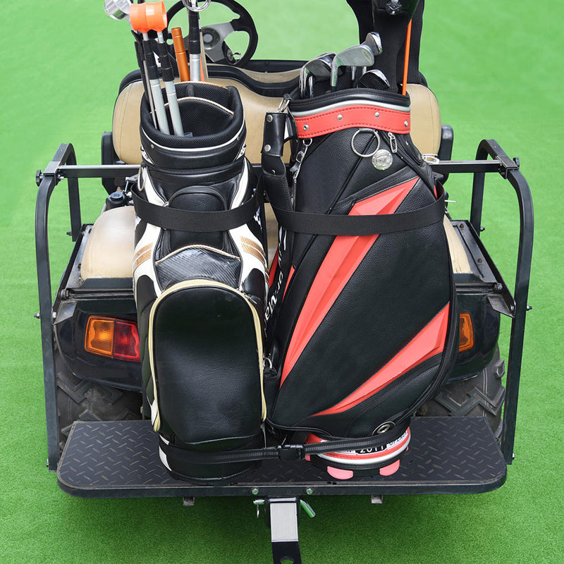 DIY Golf Cart Rear Seat Golf Bag Attachment Holder Adjustable