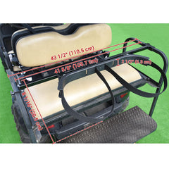 DIY Golf Cart Rear Seat Golf Bag Attachment Holder Adjustable
