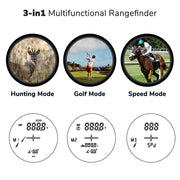 6X 25 Laser Rangefinder for Hunting Golf, 1000 Yards