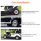 4pcs 8" Chrome SS Wheel Covers Golf Cart Hub Caps EZGO Club Car Yamaha