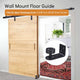 Sliding Barn Door Wall-Mount Floor Guide Stay Roller Adjustable