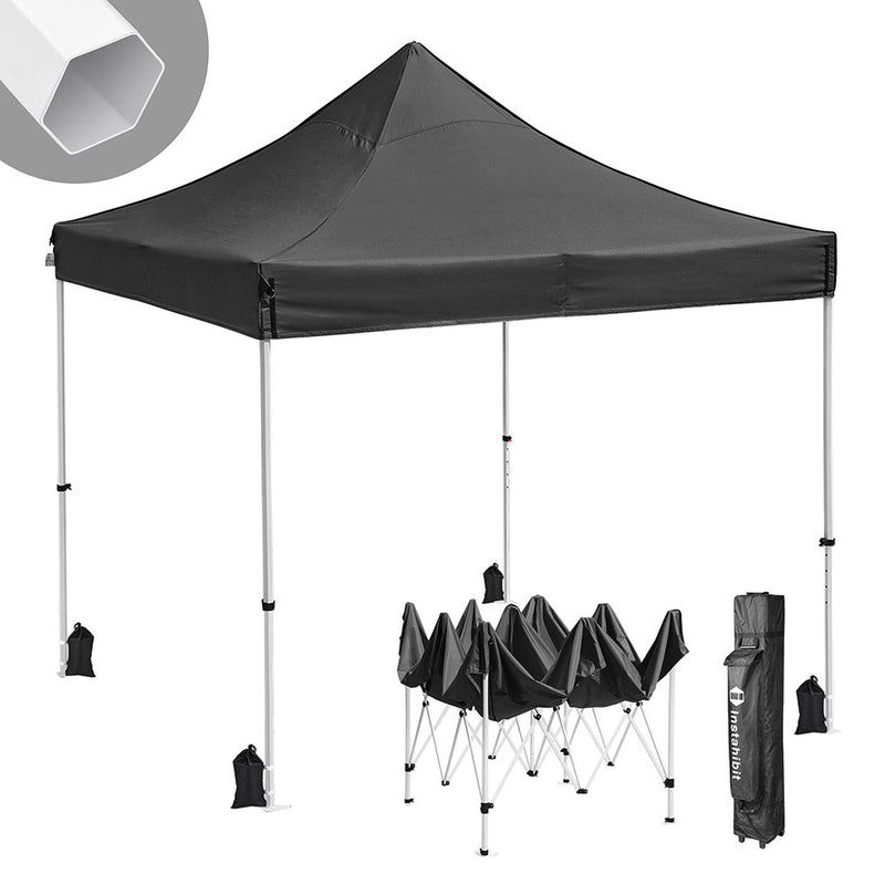 InstaHibit Easy Pop-up Tent Comml. Canopy 10x10ft CPAI-84
