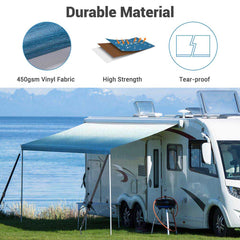 DIY Slide Out Awning Replacement RV Trailer 14ft (13'2