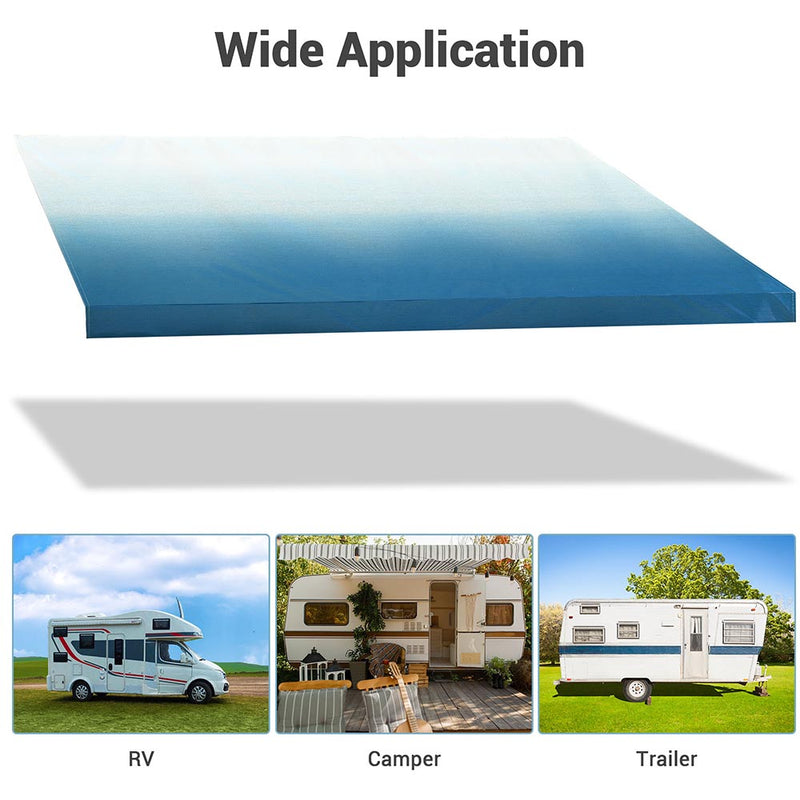 DIY Slide Out Awning Replacement RV Trailer 14ft (13'2"x8')