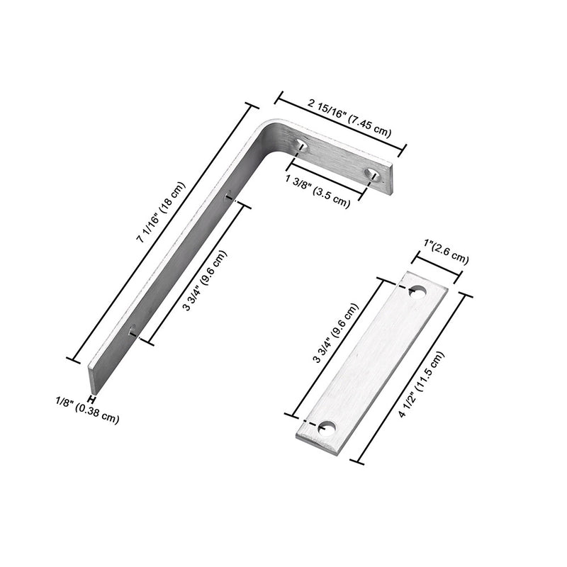 Roof Rack Awning Hardware Mounting Brackets(L&I)