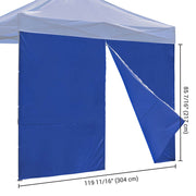 1pc Canopy Sidewall with Zipper 1080D 10x7 ft