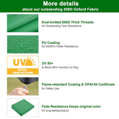 10x10 Canopy Tent Side with Zipper (10'x7', CPAI-84, UV50+)