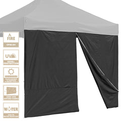 10x10 Canopy Tent Side with Zipper (10'x7', CPAI-84, UV50+)