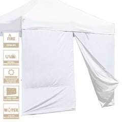 10x10 Canopy Tent Side with Zipper (10'x7', CPAI-84, UV50+)