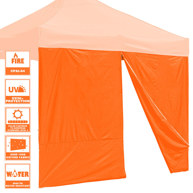 10x10 Canopy Tent Side with Zipper (10'x7', CPAI-84, UV50+)