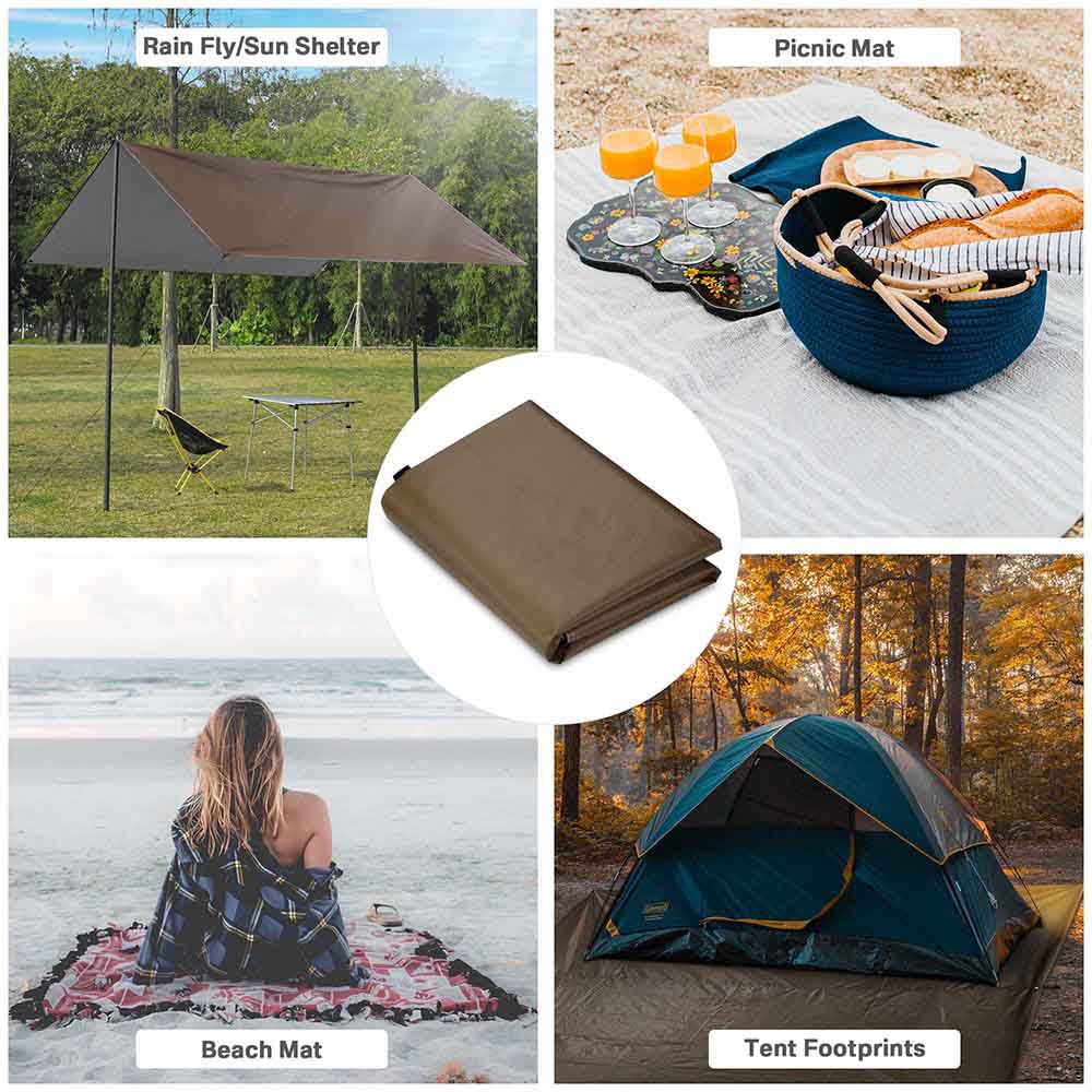 how to waterproof a tent diy DIY Waterproof Camping Tarp Shelter UV50+ PU3,000mm 10x10ft