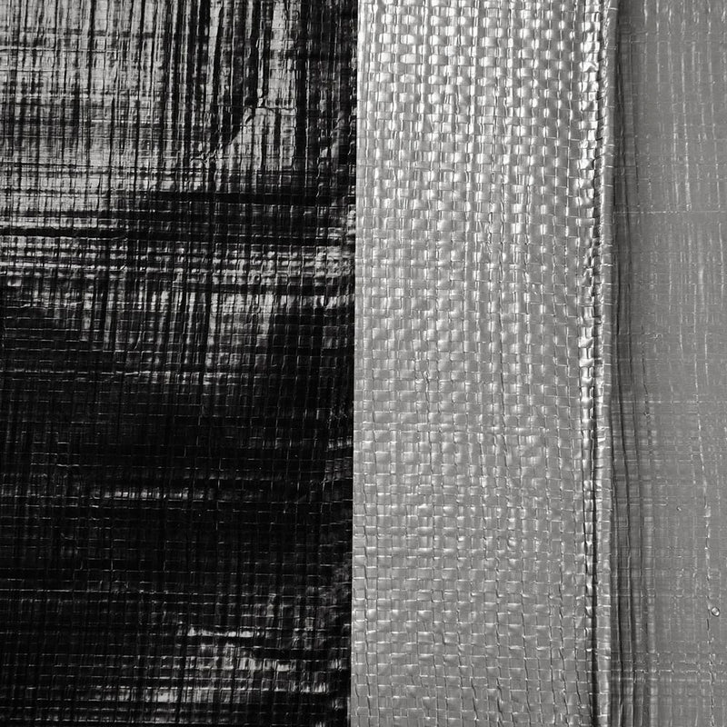 12x16 ft Heavy-Duty Tarp Shelter Cover Tarpaulin, Silver
