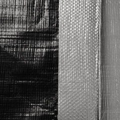 12x16 ft Heavy-Duty Tarp Shelter Cover Tarpaulin, Silver