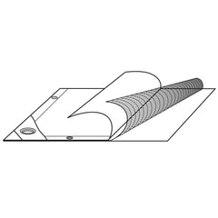 12x16 ft Heavy-Duty Tarp Shelter Cover Tarpaulin, Silver