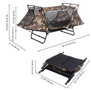 Cot Tent Folding Off the Ground Tent with Fly 2-Legs