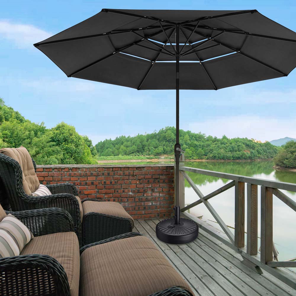 62lbs Patio Umbrella Base Stand (20in.) | The DIY Outlet