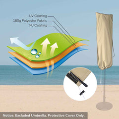 Outdoor Patio Umbrella Cover for 15ft Umbrellas