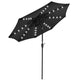 9 Foot Patio LED Solar Light Umbrella Color Options