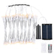 Outdoor Umbrella Lights Solar Day Night Sensor 9-10ft 8-Rib