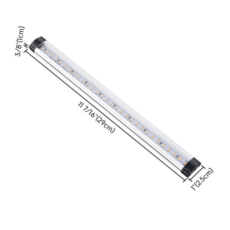 LED Under Cabinet Light Fixtures with Remote 3-Set