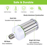 100W UL Listed LED Corn Bulb E39 500W Equal Commercial Lighting